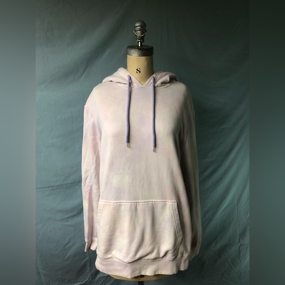 Urban Outfitters Tie-Dye Hoodie Pink/Purple, Size Small - Picture 4 of 5
